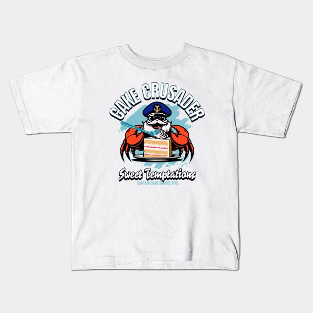 Captain crab Kids T-Shirt by Graffik-Peeps